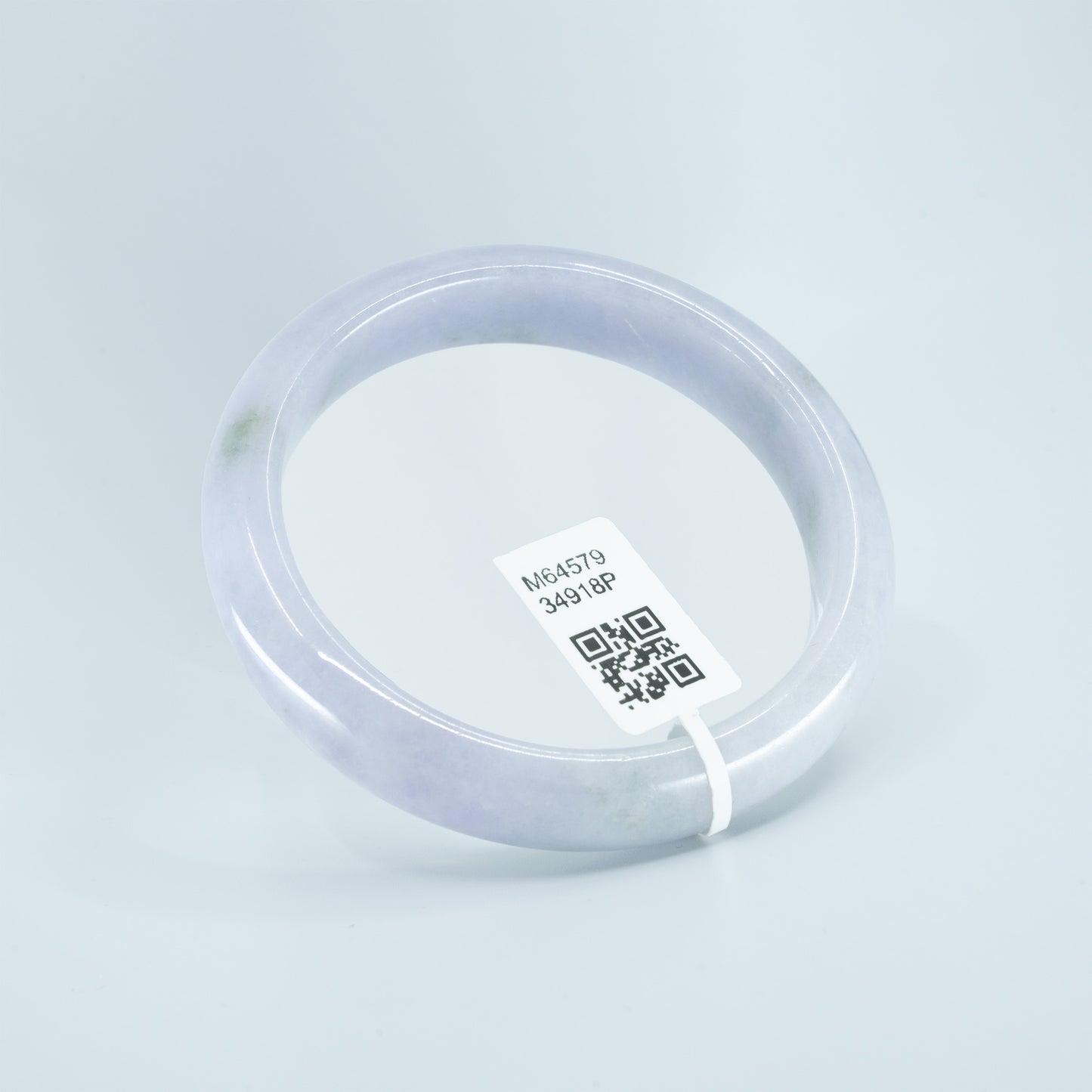 紫帶綠飄花手鈪 57mm