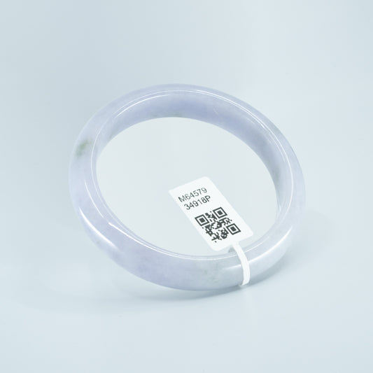 紫帶綠飄花手鈪 57mm