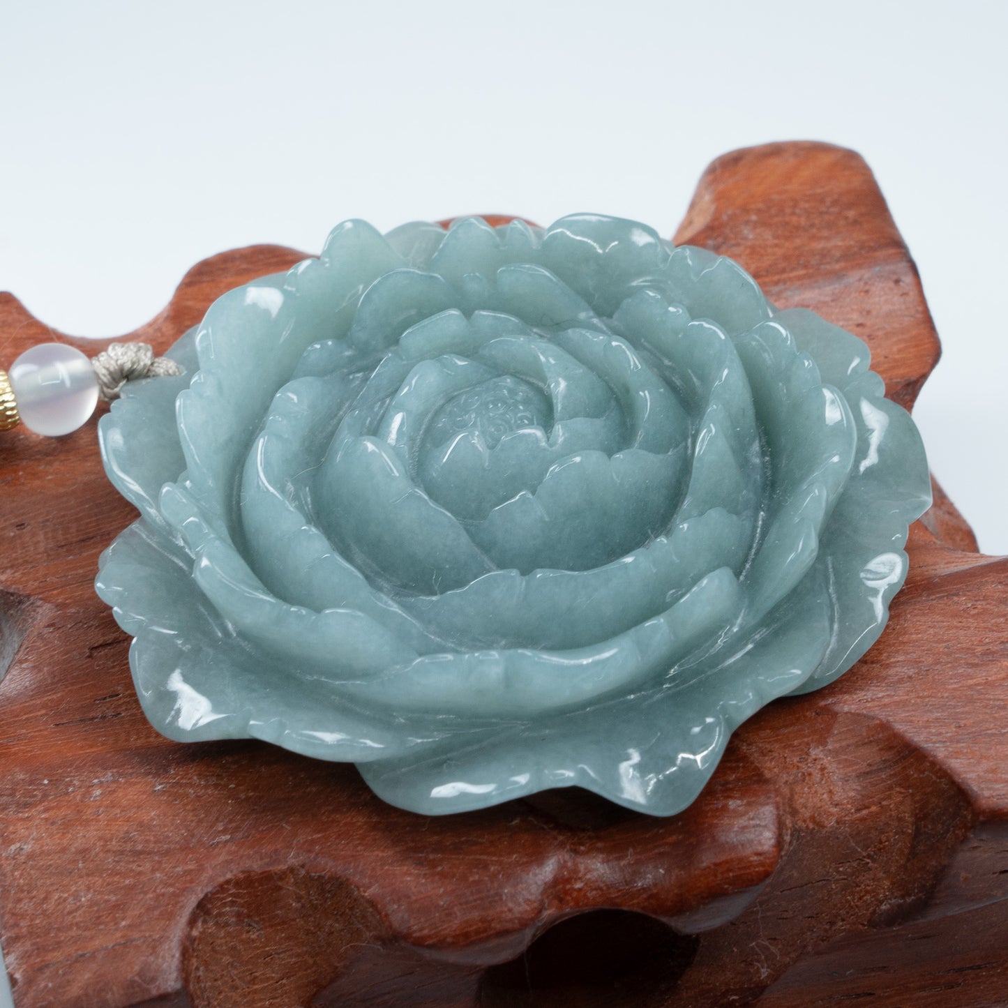 藍水料花掛件