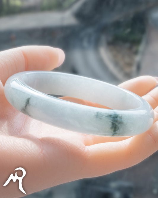 飄藍花平安鐲 58mm